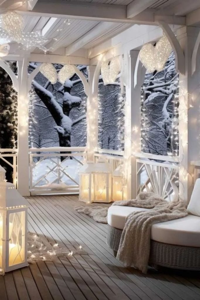 Glass Winter Ornaments