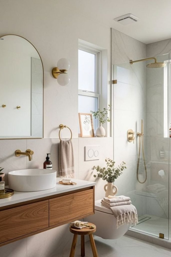 Gold Bathroom Accents