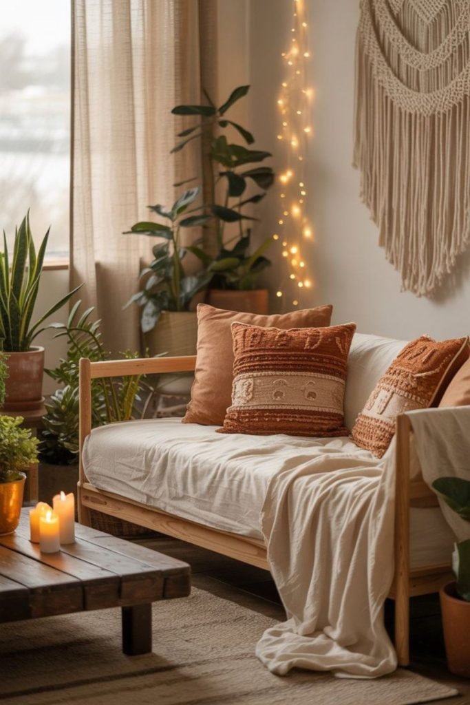 Golden Boho Room