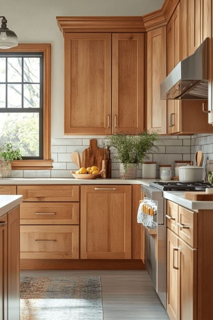 Golden Maple Cabinets