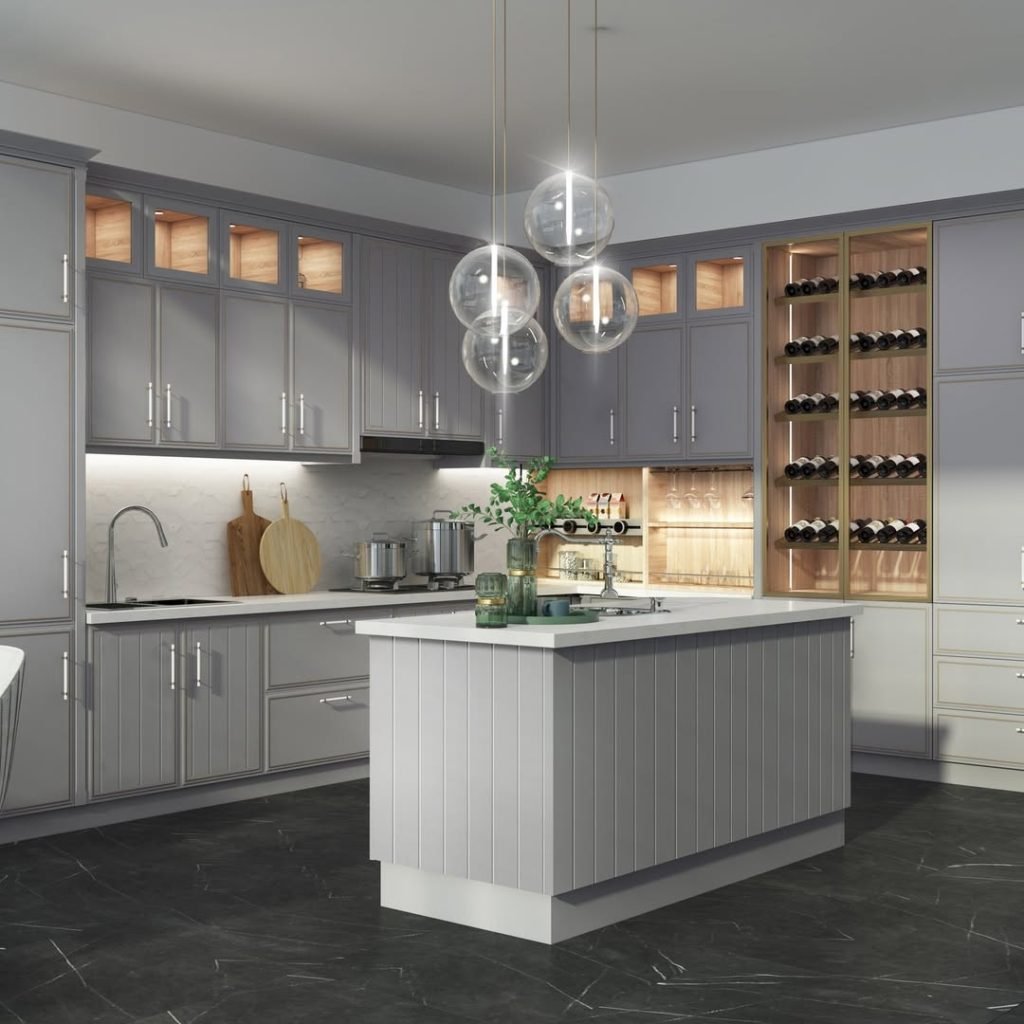 Gray Kitchen Cabinets