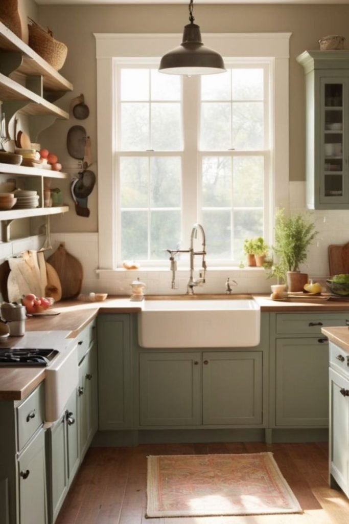 Green Cabinet Pantry