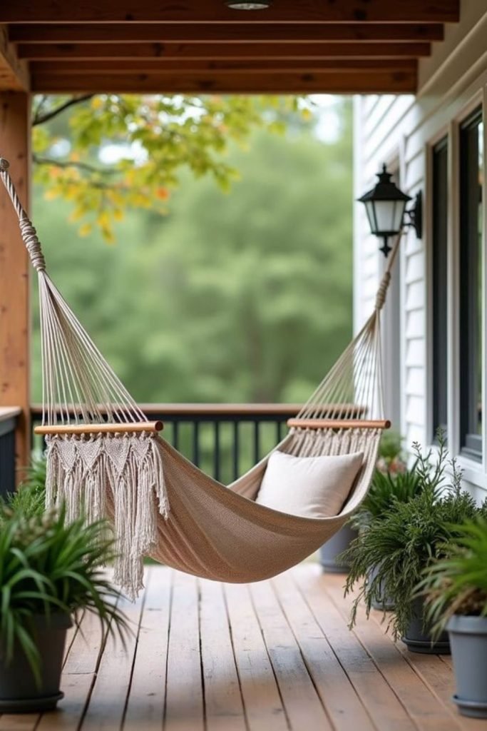 Hammock Porch Setup