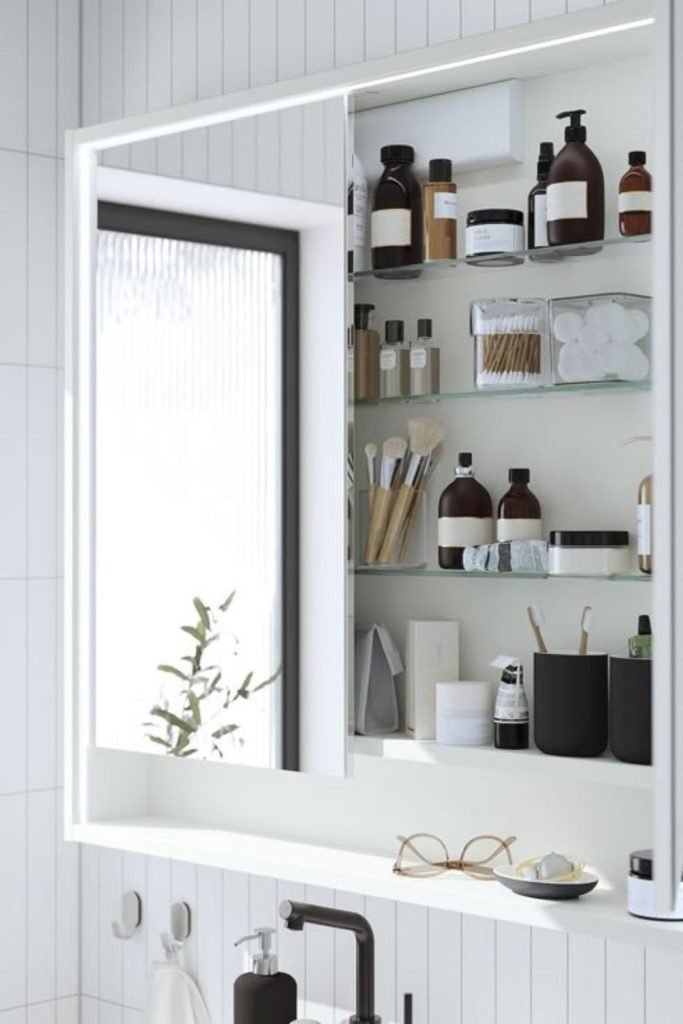 Hidden Mirror Storage