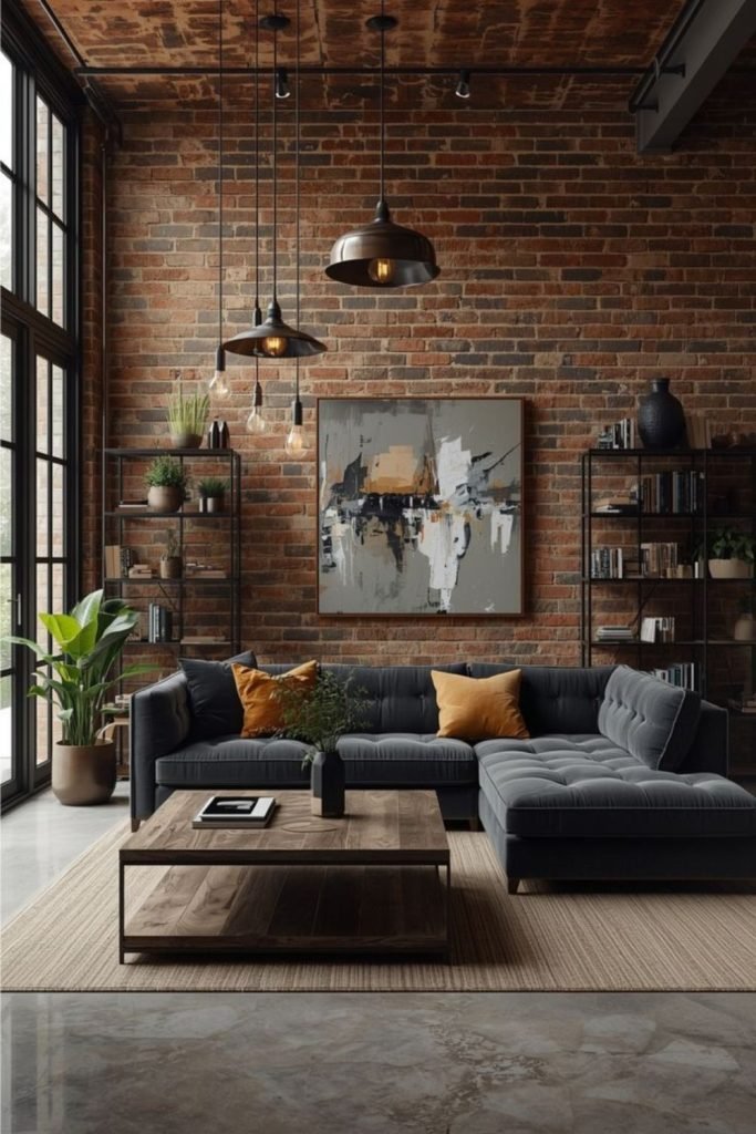 Industrial Living Rooms