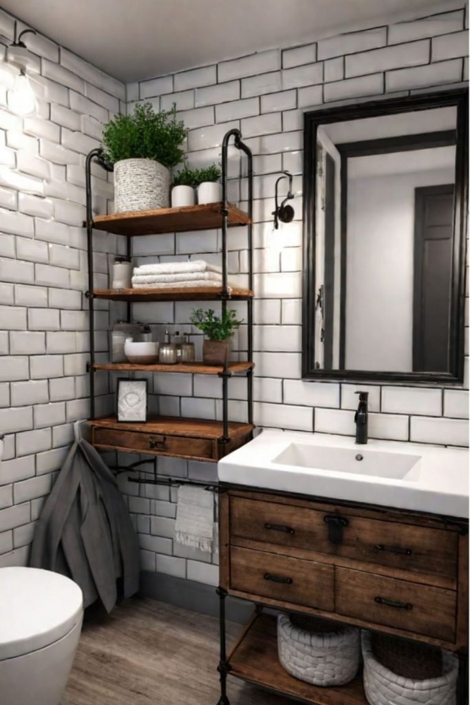 Iron Pipe Shelving