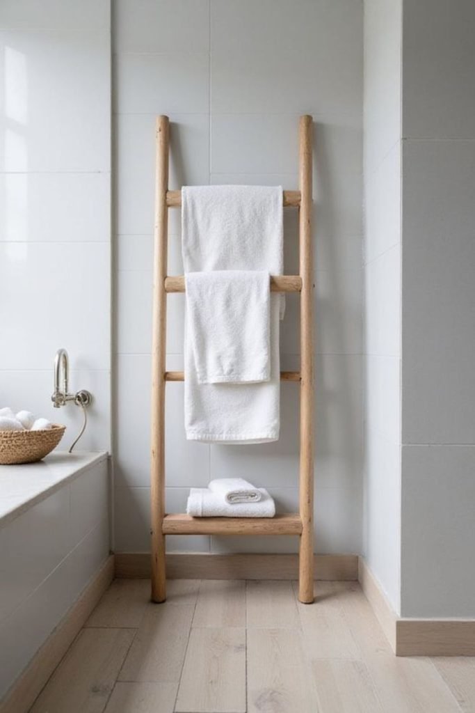 Ladder Towel Storage