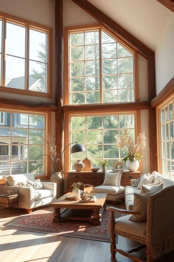 Linen Sofa Farmhouse