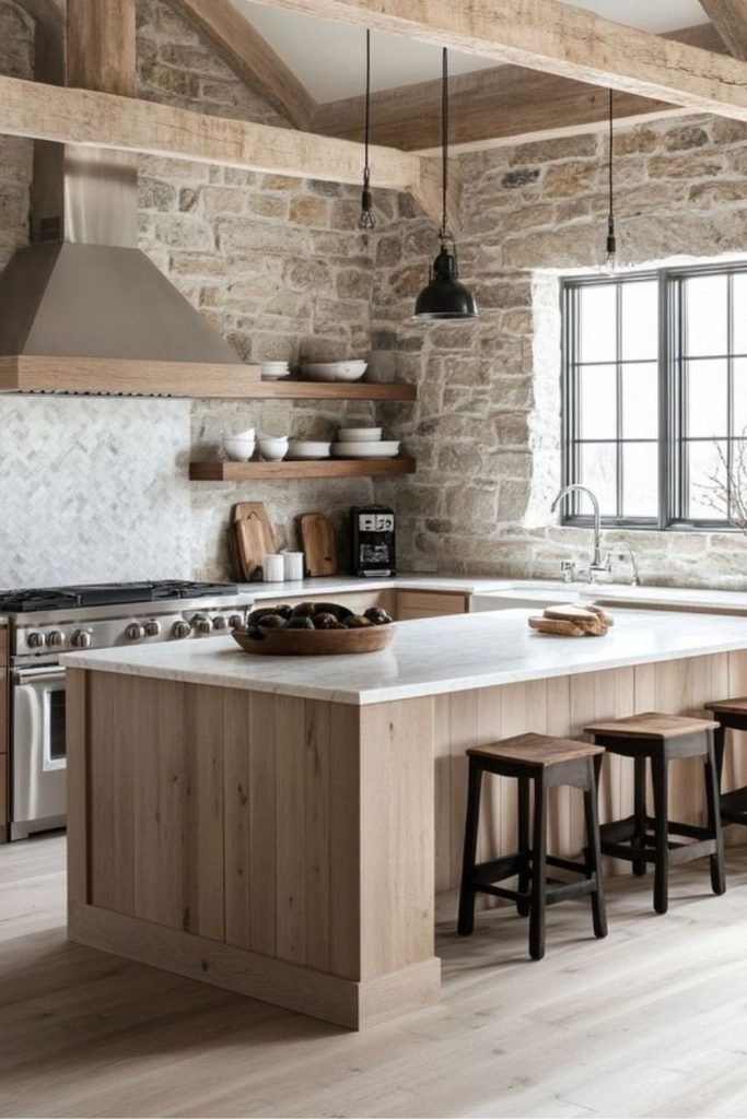 Linen Stone Cabinets