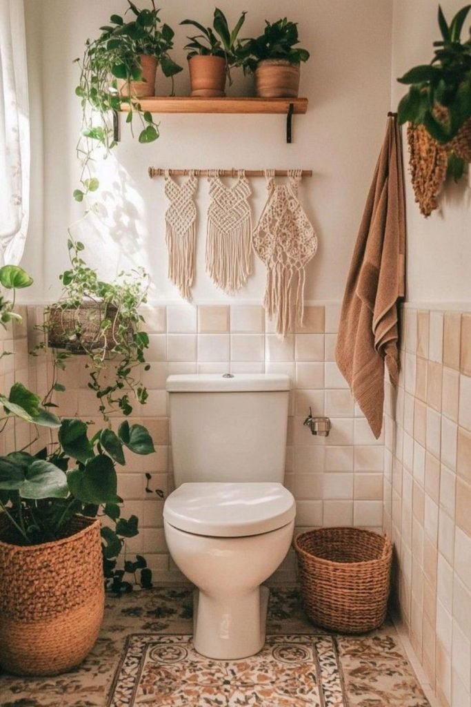 Macrame Bathroom Accessories