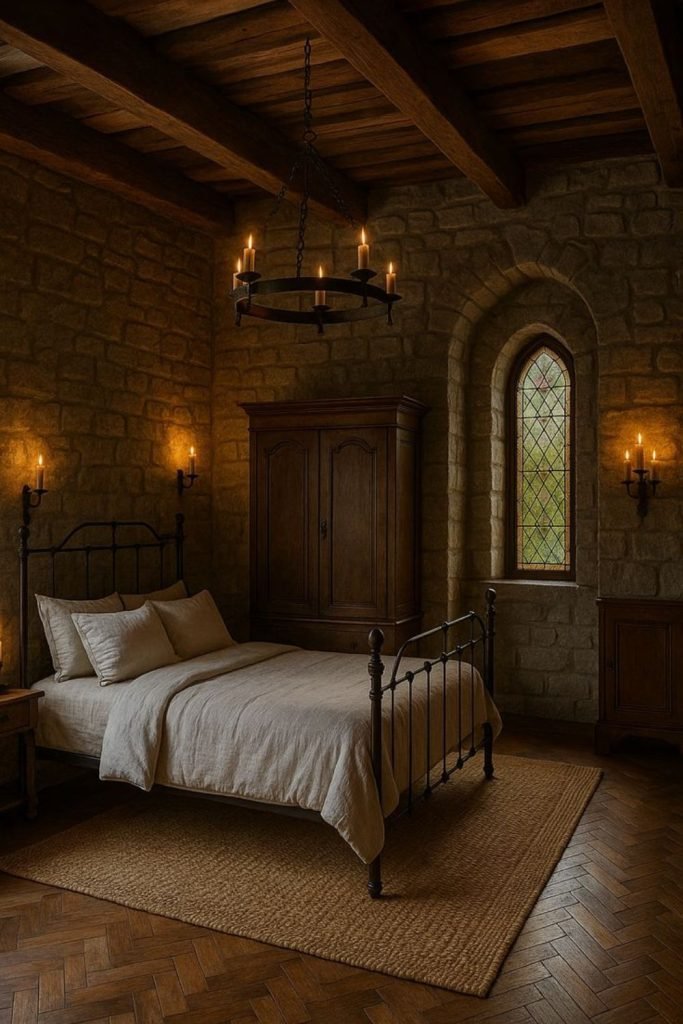 Medieval Stone Bedroom