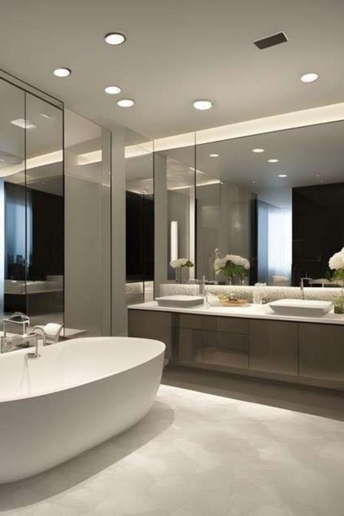 Mirrored Wall Illusion