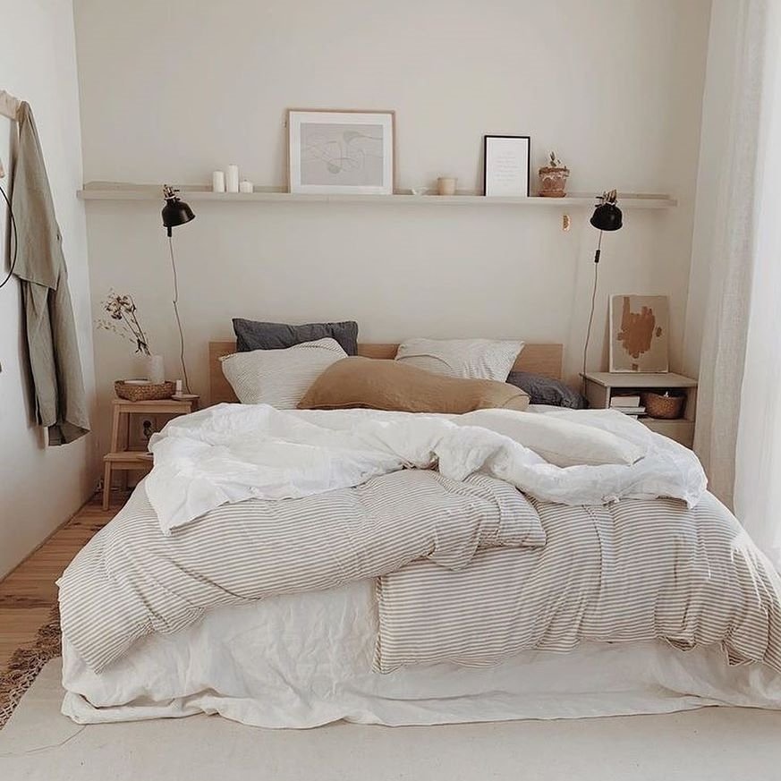Neutral Textured Bedroom