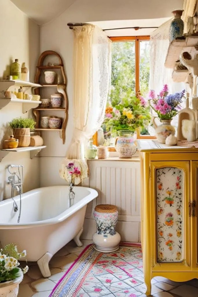 Oak Clawfoot Tub