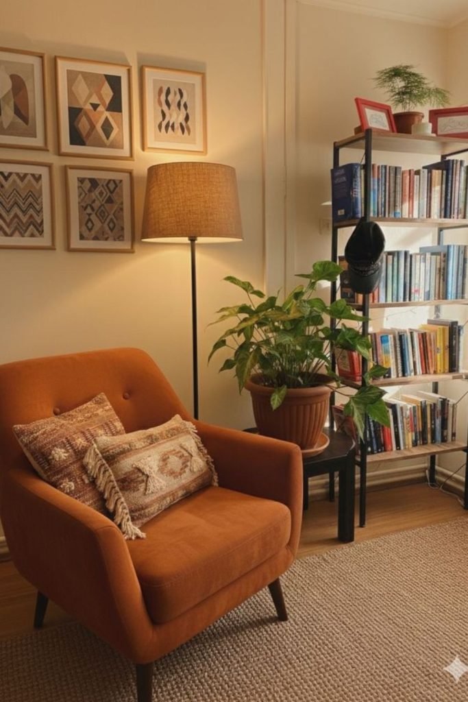 Orange Retro Seating