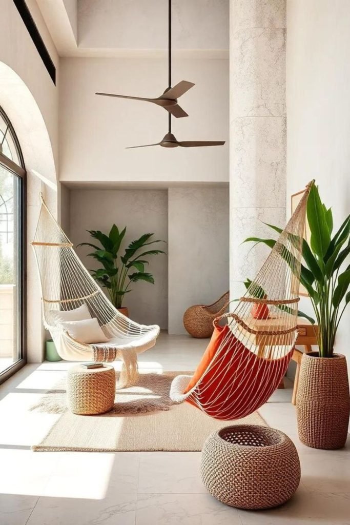 Paired Hammock Seating