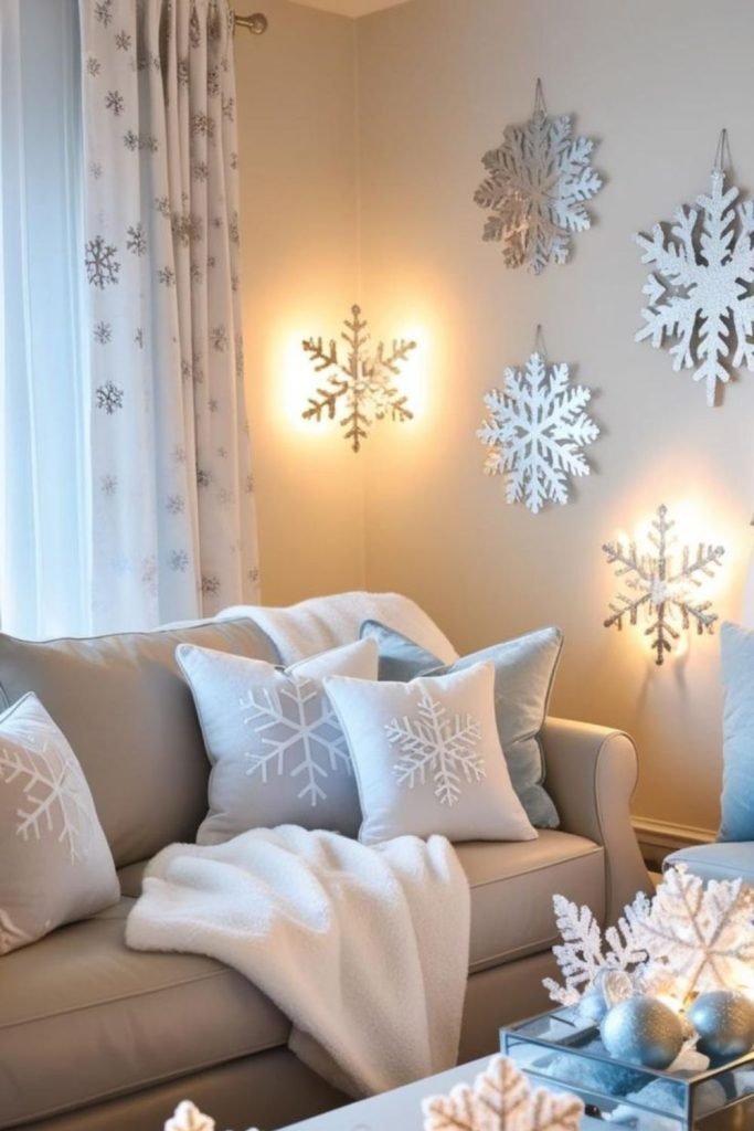 Paper Snowflake Canvases