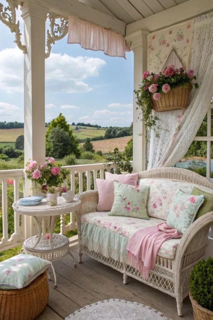 Pastel Cottage Porch