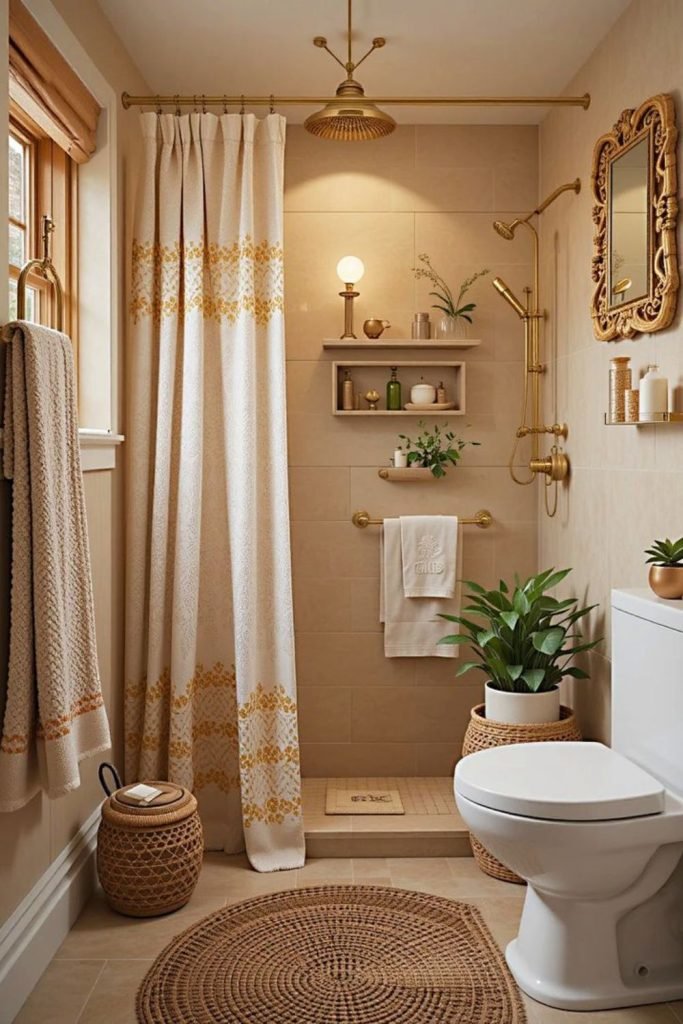 Patterned Shower Curtains