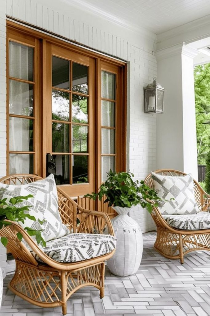 Patterned Tile Porch