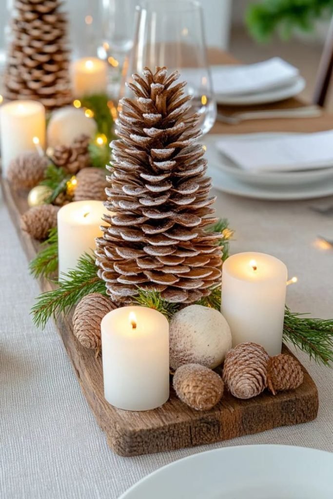 Pine Branch Centerpieces