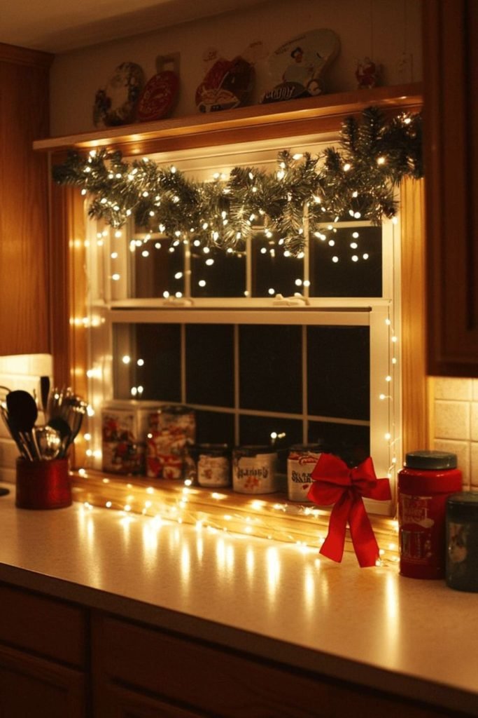 Pinecone Window Chandelier