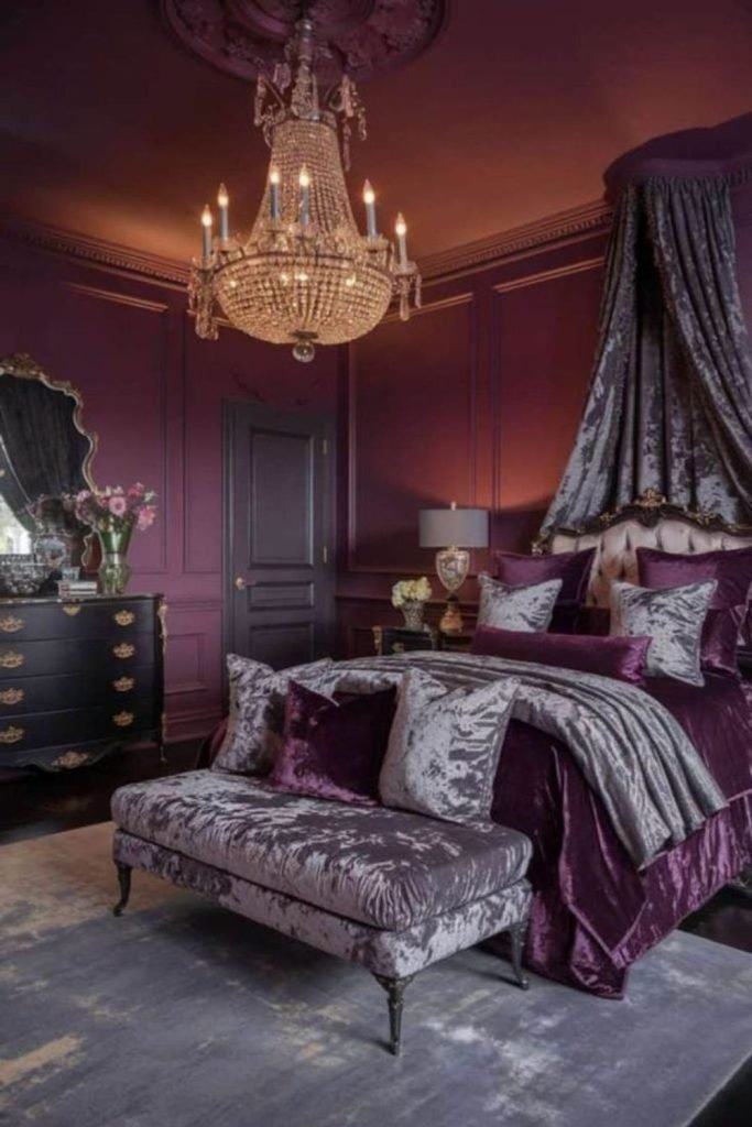 Plum Purple Bedroom