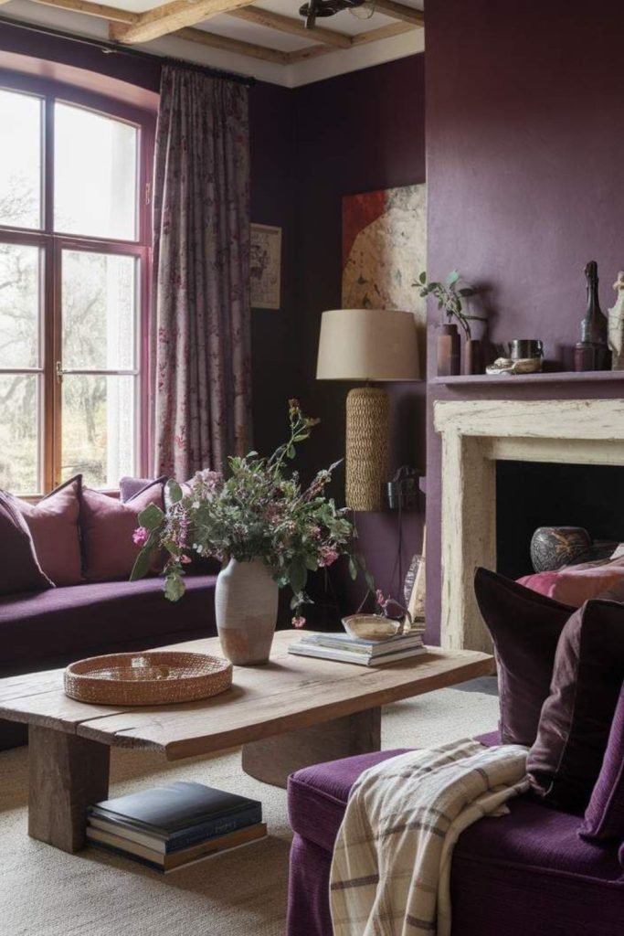 Purple Reading Nook