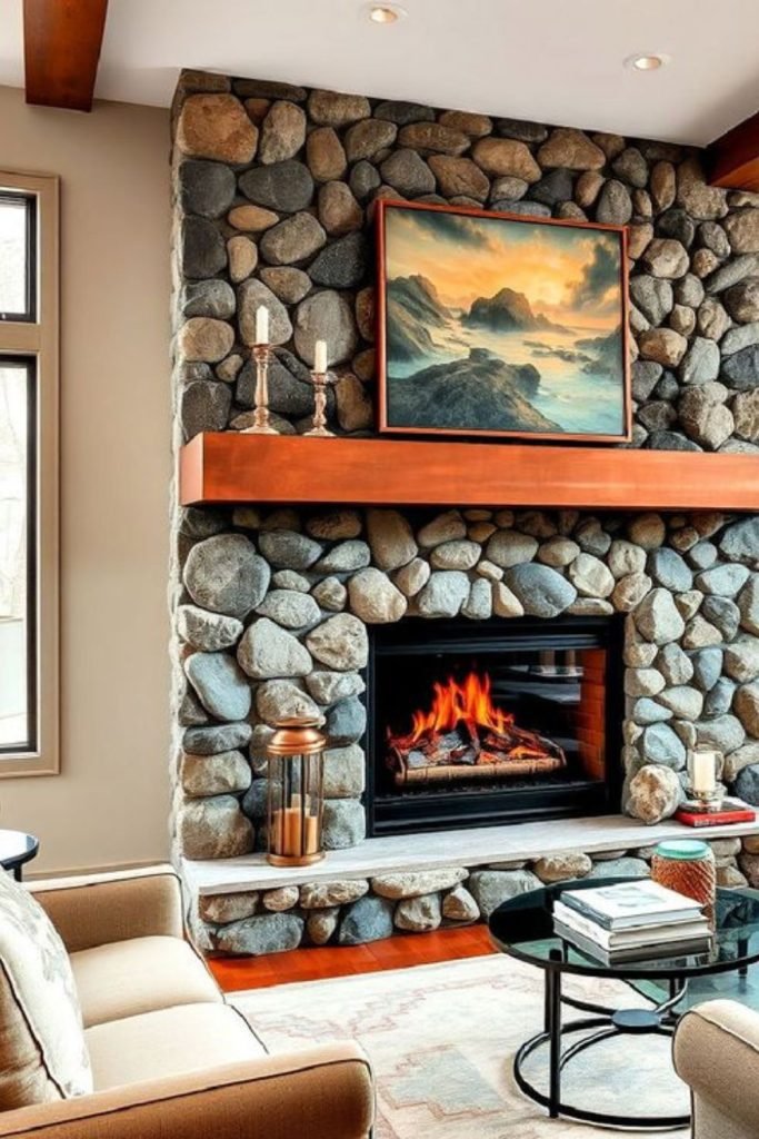 Riverstone Fireplace Design