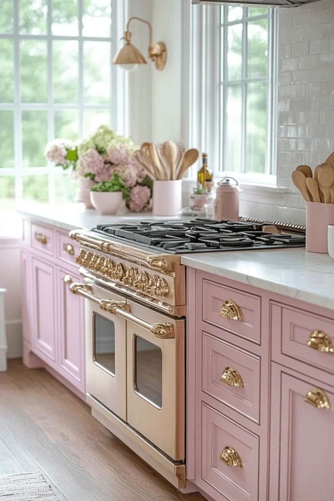 Rose Brass Kitchen