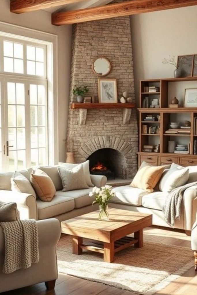Rustic White Lounge