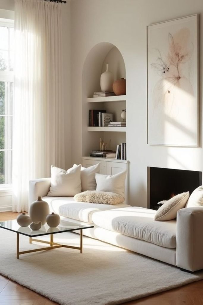 Sheer Curtain Seating