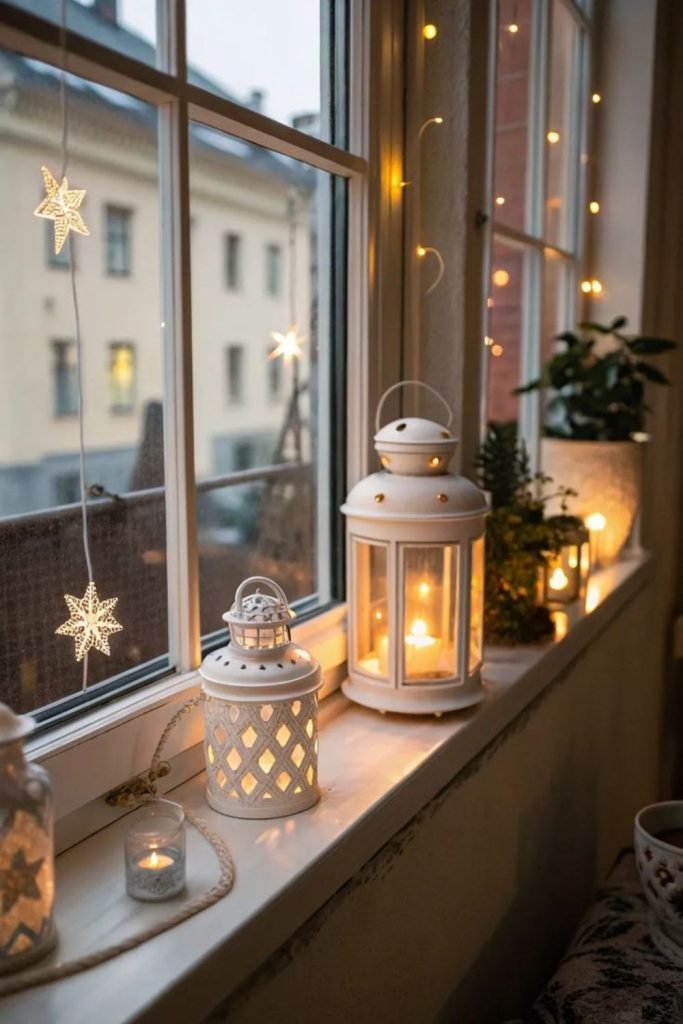 Sill Lantern Display