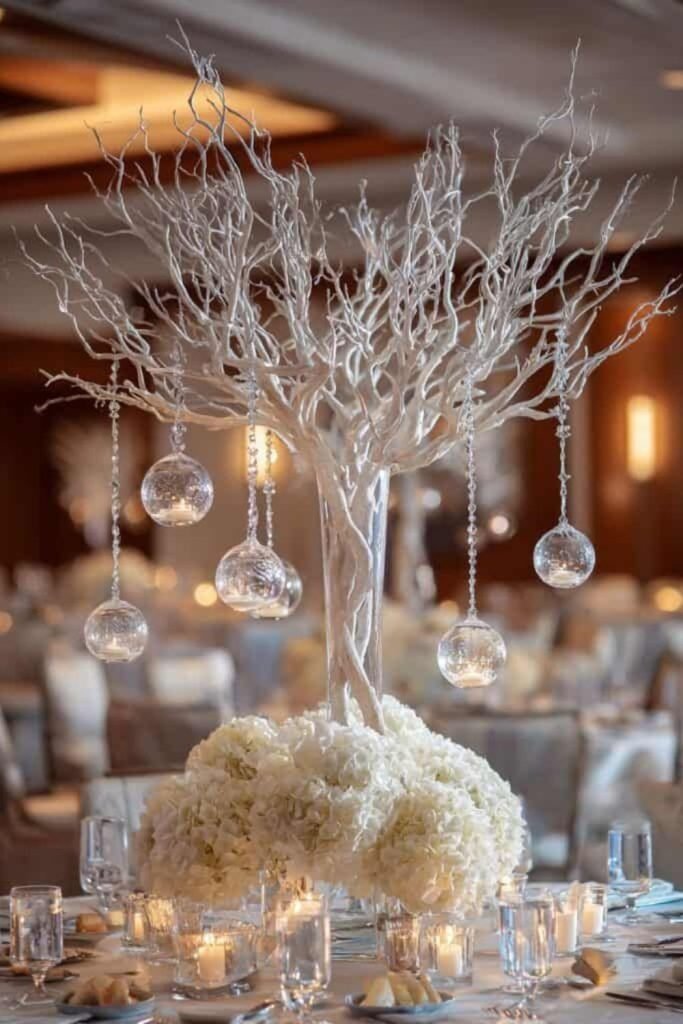 Snowy Branch Arrangement