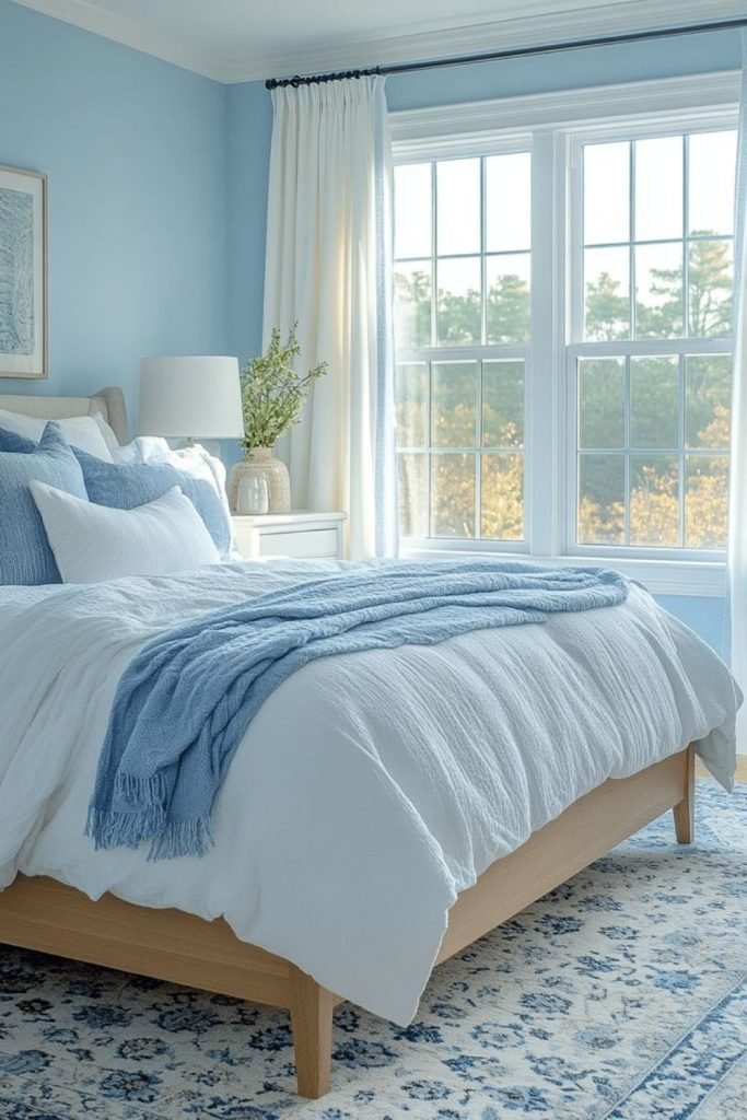 Soft Blue Farmhouse