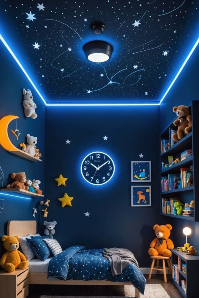 Space Theme Bedroom