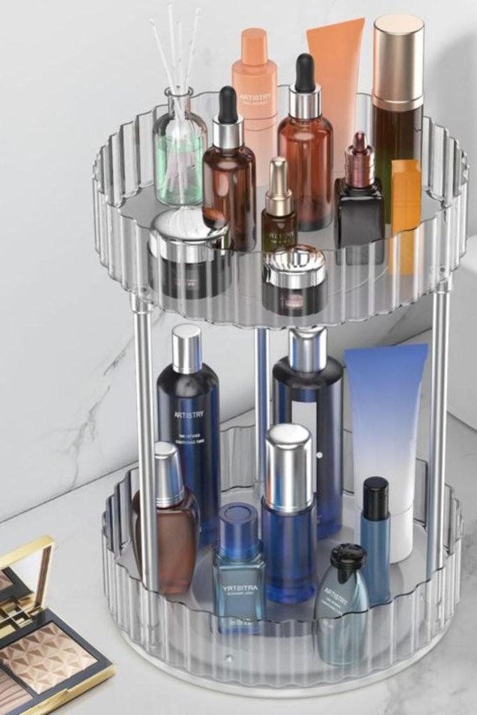 Spinning Bathroom Tray