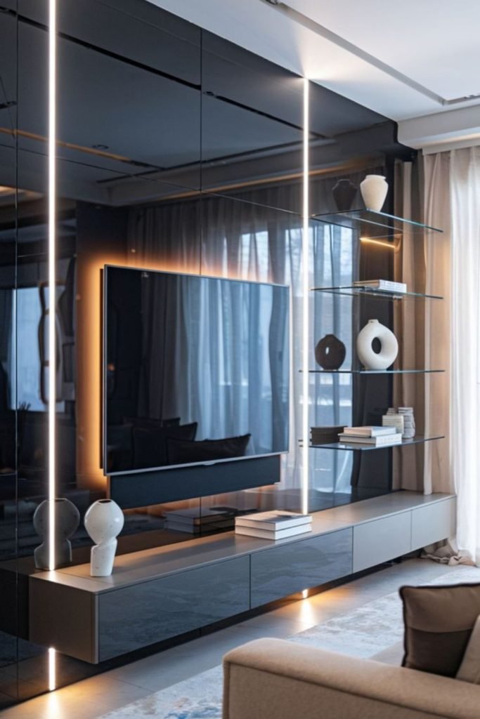 Stacked Glass Panels