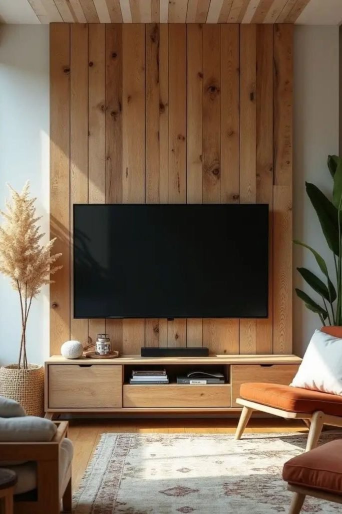 Staggered Wood Planks