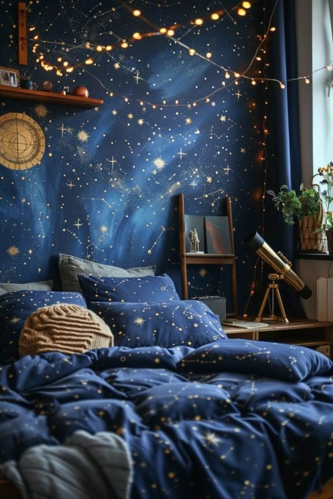 Starry Blue Bedding