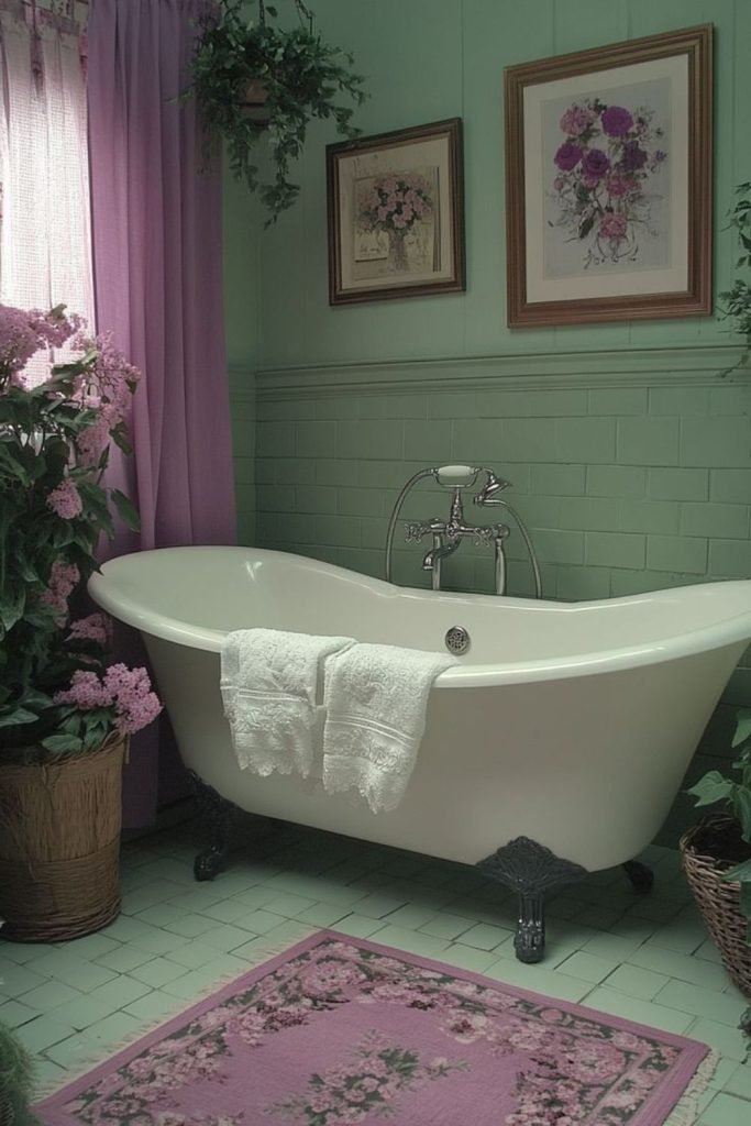 Thistle Clawfoot Bathroom