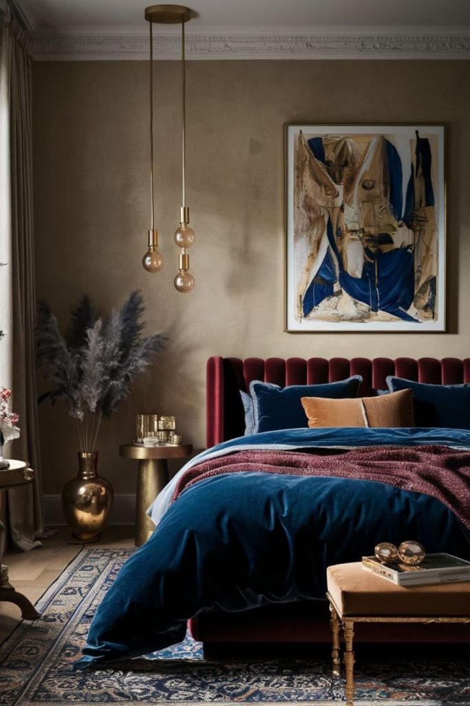 Velvet Aquatic Bedroom