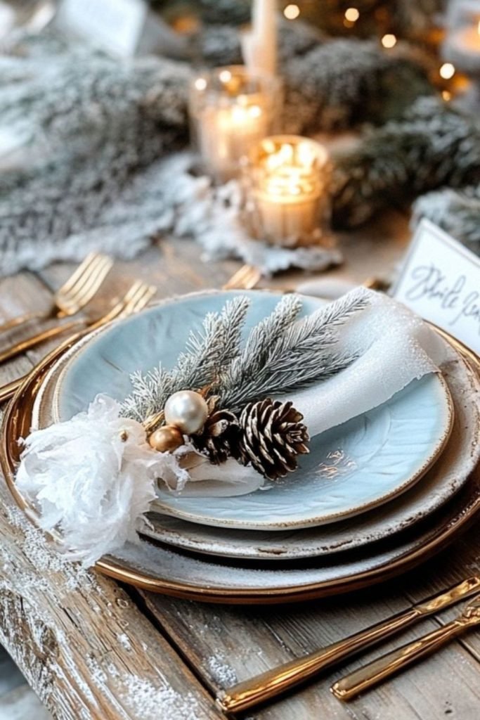 White Feather Tablescape