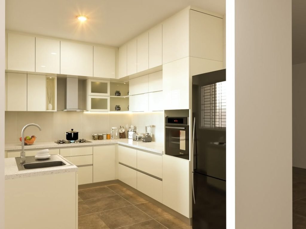 White Minimalist Kitchen