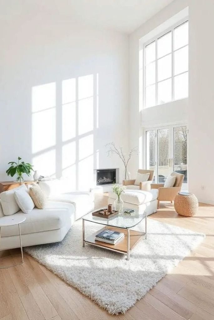 White Reflective Lounge