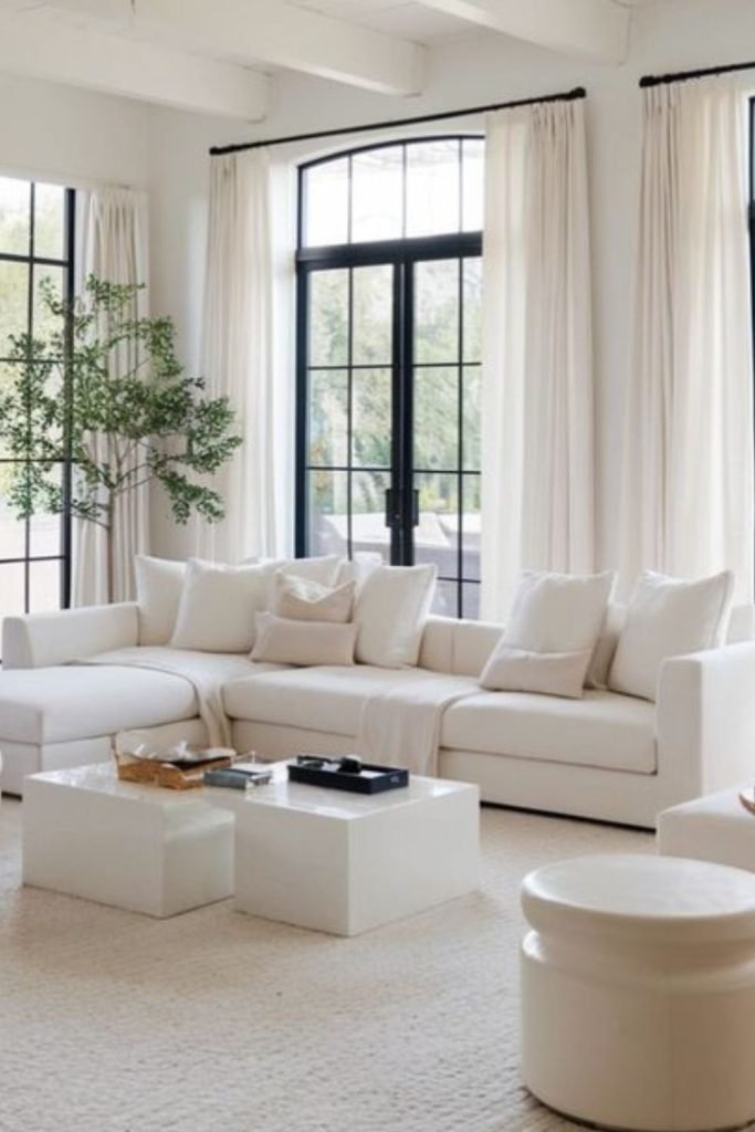 White Sheer Curtains