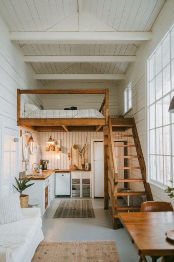Wood Loft Bed