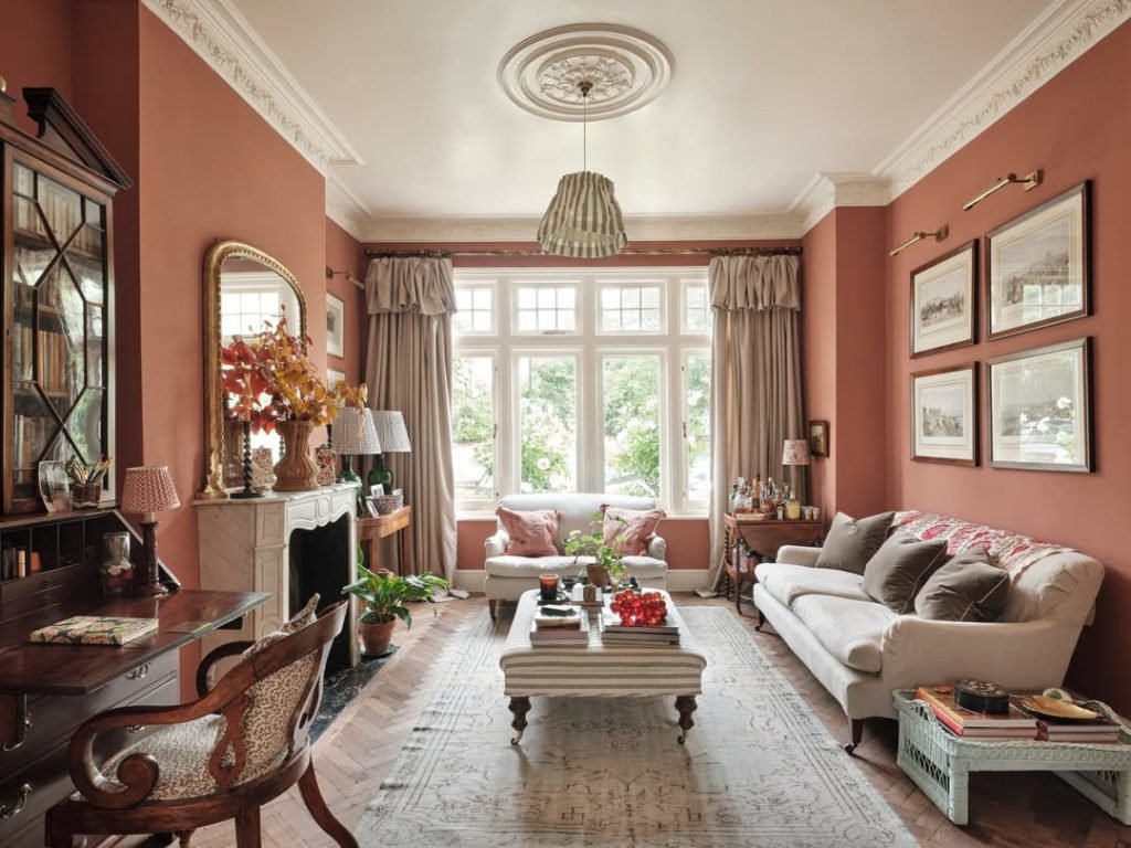 Yellow Wall Living Room