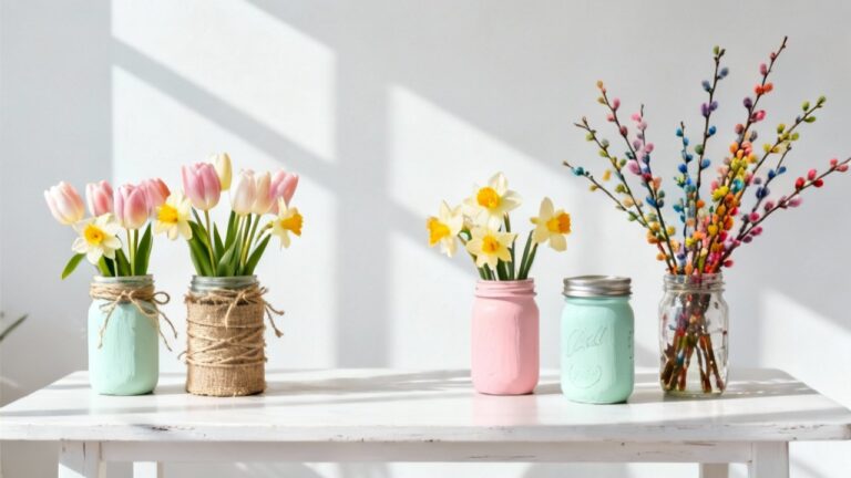 20 Easy DIY Spring Mason Jar Decor Ideas for Your Home