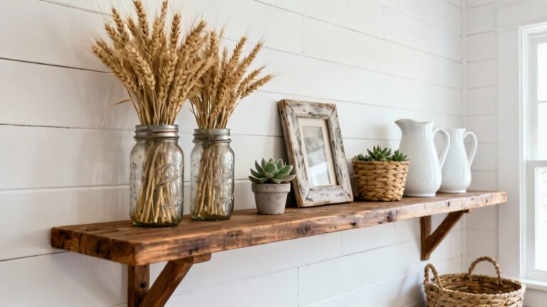 29 Farmhouse Shelf Decor Ideas That Will Transform Your Home